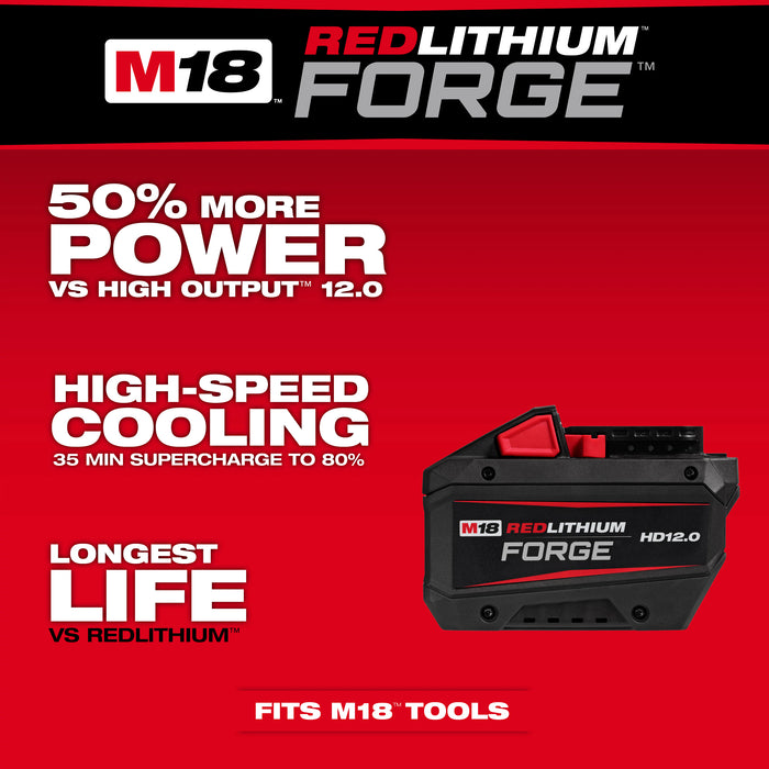 Milwaukee M18 REDLITHIUM FORGE HD12.0 Battery (10 Pk)