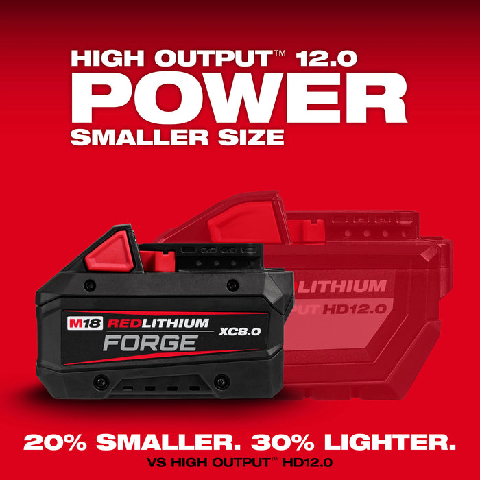 Milwaukee M18 REDLITHIUM FORGE XC8.0 Battery (10 Pk)