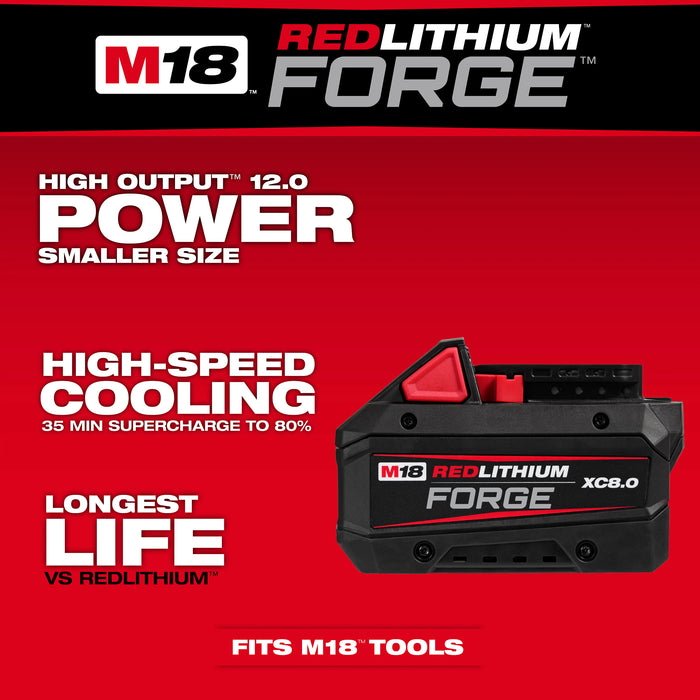 Milwaukee M18 REDLITHIUM FORGE XC8.0 Battery (10 Pk)