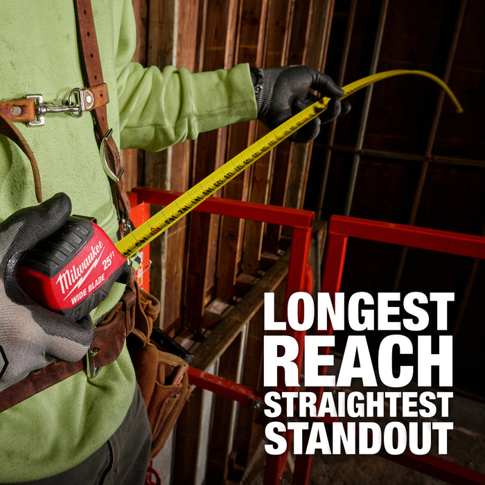 Milwaukee 8m/26ft Wide Blade Tape Measure