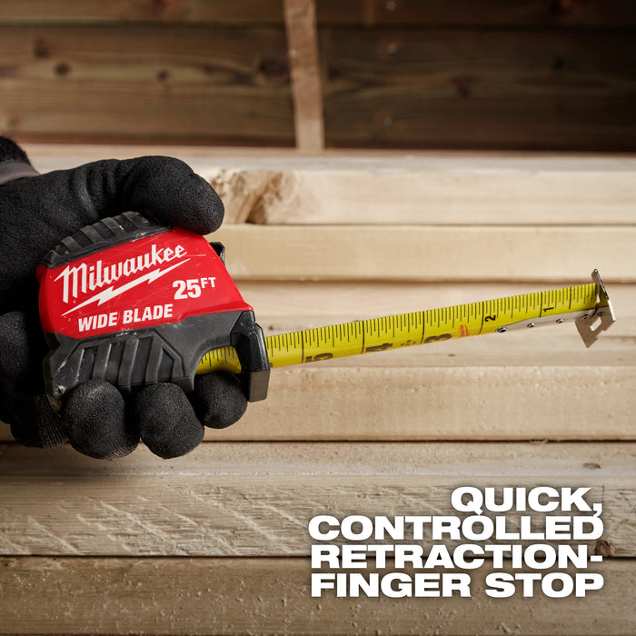Milwaukee 8m/26ft Wide Blade Tape Measure