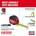 Milwaukee 8m/26ft STUD™ Tape Measure