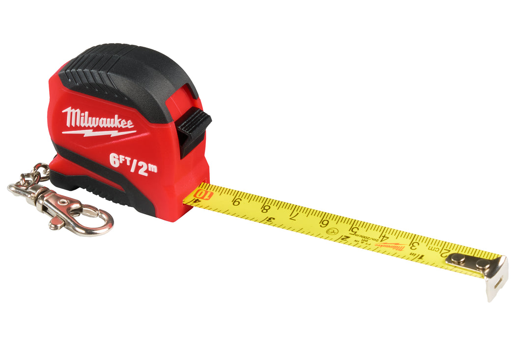 Mètre ruban porte-clés Milwaukee 6ft/2m