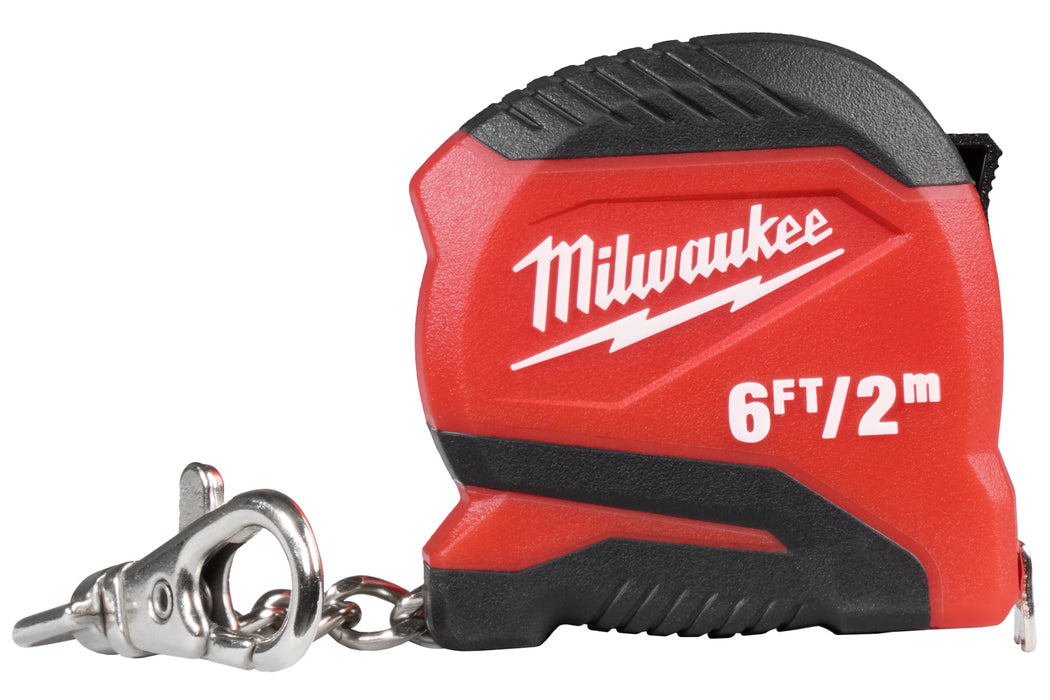 Mètre ruban porte-clés Milwaukee 6ft/2m