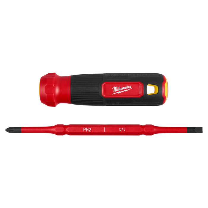 Milwaukee 2-in-1 1000V Insulated Flip Shank Multi-Bit Screwdriver