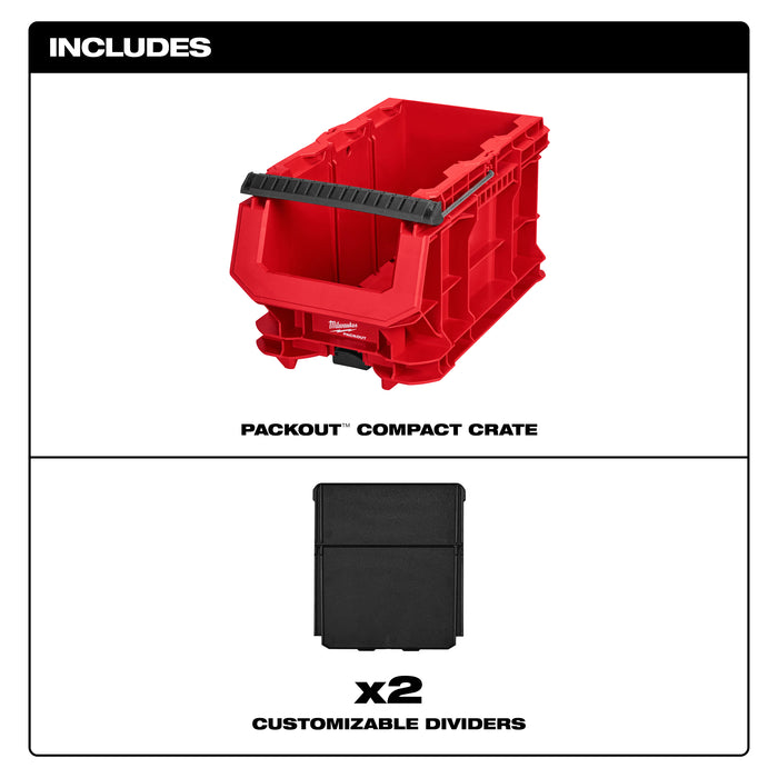 Milwaukee PACKOUT Compact Crate