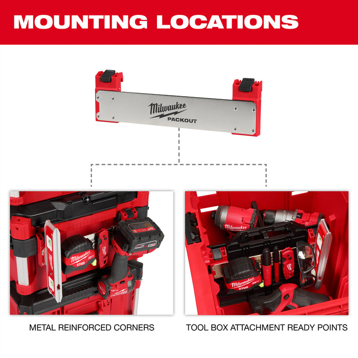 Milwaukee PACKOUT Tool Box Belt Clip Rack Attachment