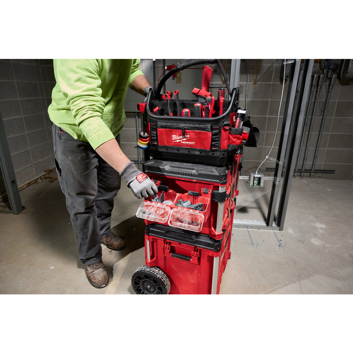 Milwaukee PACKOUT Tool Box 2-Bin Attachment