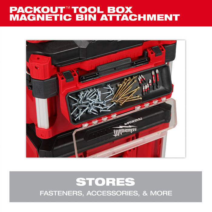Milwaukee PACKOUT Tool Box Magnetic Bin Attachment