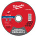 Milwaukee 6" x.045" x 7/8" Ceramic+ Metal Cut Off Wheel -Type 1