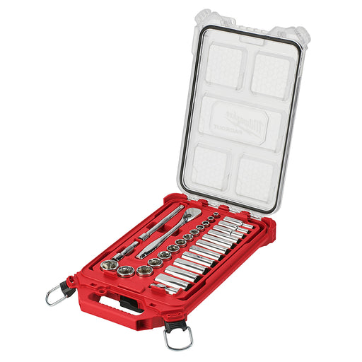 Milwaukee 28 Pc Ratchet & Socket Set