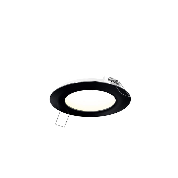 DALS Lighting Black 4 Inch Round CCT LED Recessed Panel Light, Model 5004-CC-BK*
