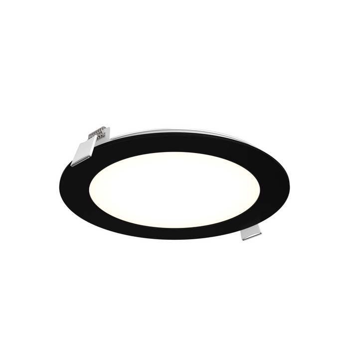 Dals Lighting Black Color Temperature Changing 6" Round Panel Light, Model 5006-CC-BK*