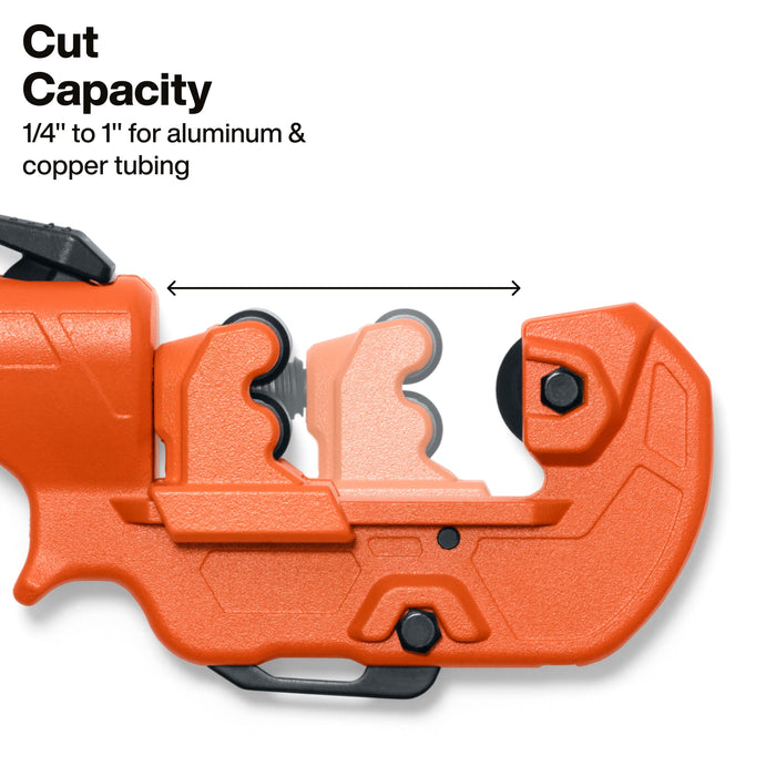 Klein Tools 1-Inch Quick-Adjust Screw-Feed Tubing Cutter