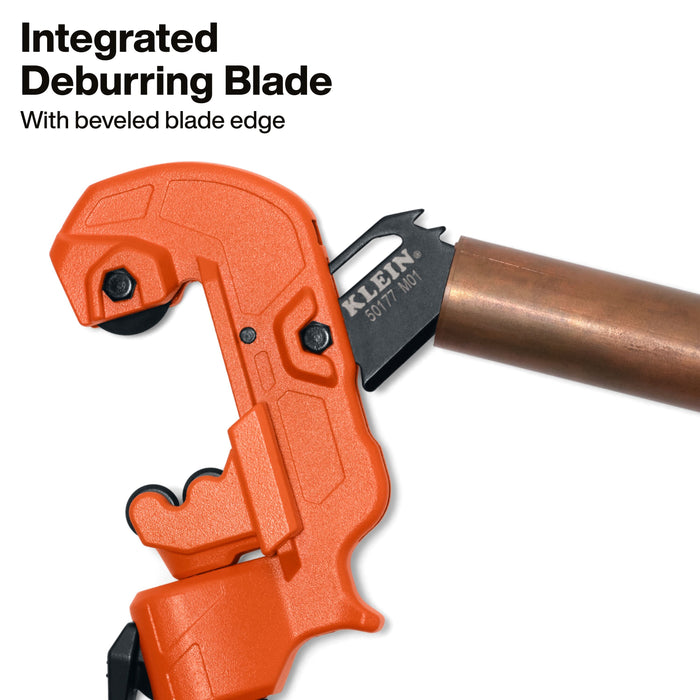 Klein Tools 1-Inch Quick-Adjust Screw-Feed Tubing Cutter