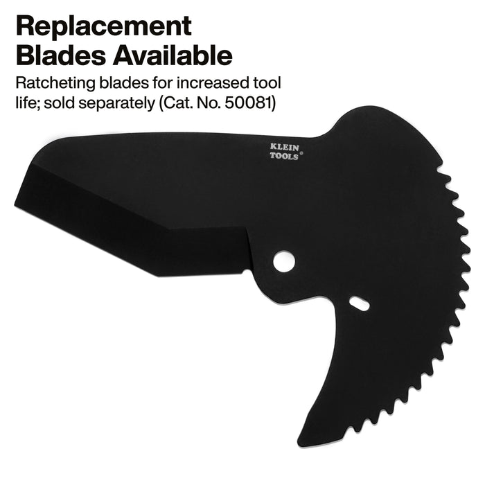 Klein Tools 2-Inch Ratcheting PVC Pipe Cutter