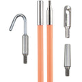 View Klein Tools Lo Flex Glow Fish Rod, 10', Orange, Model 50103*
