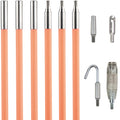 View Klein Tools Lo Flex Glow Fish Rod, 30', Orange, Model 50303*