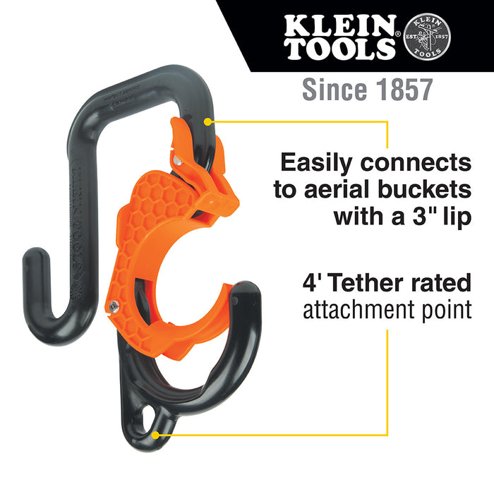 Klein Tools 3-Inch Gated Bucket Hook, Model 5144LG3*