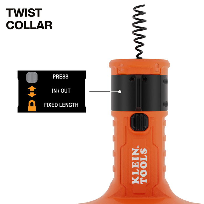 Klein Tools 25-Foot Auto-Feed Drum Auger