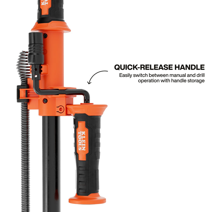 Klein Tools 6-Foot Steel Toilet Auger