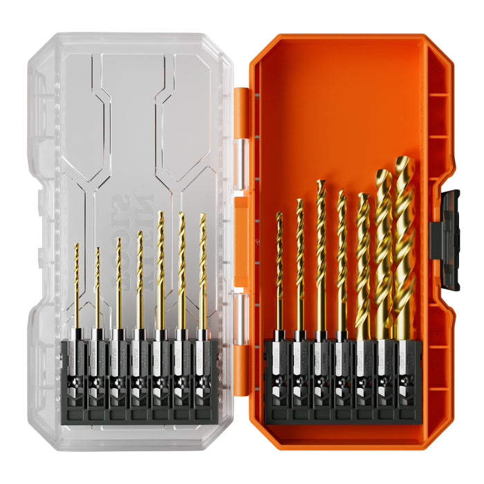 Klein Tools Titanium Drill Bit Set, 14-Piece