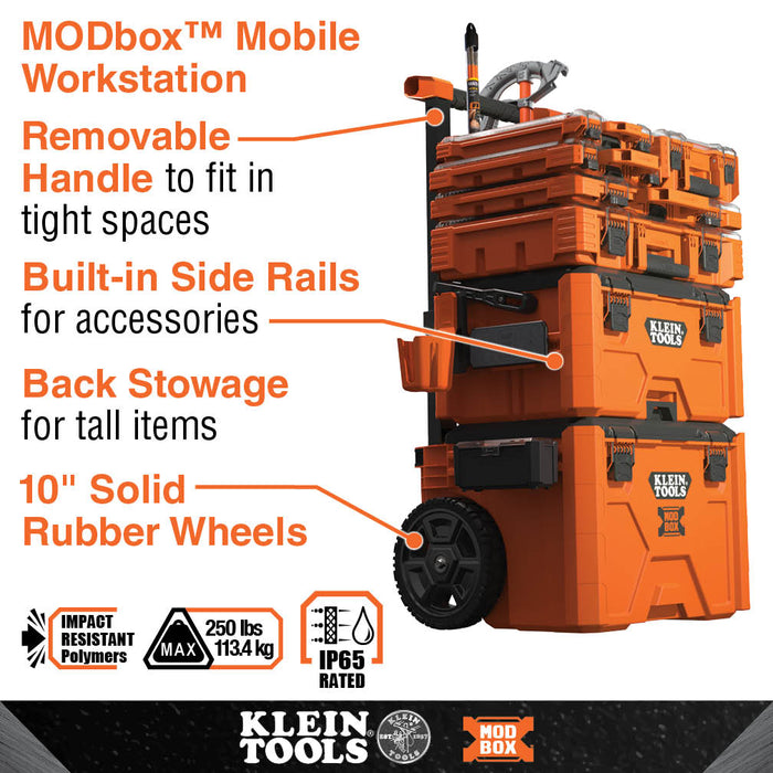 Klein Tools MODbox Tall Component Box, Full Width, Model 54806MB*