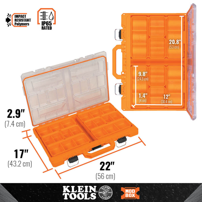 Klein Tools MODbox Short Component Box, Full Width, Model 54807MB*