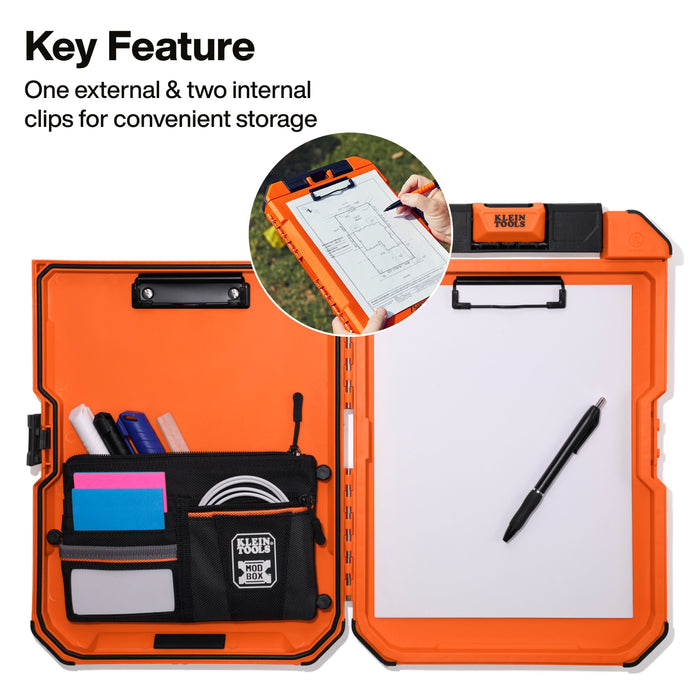 Klein Tools MODbox Clipboard with Storage Pouch