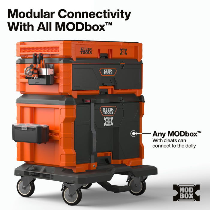 Klein Tools MODbox 4-Wheel Caster Dolly with Interlocking Design
