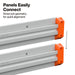 Klein Tools MODbox Wall System, 16-Inch Panel, 4-Pack