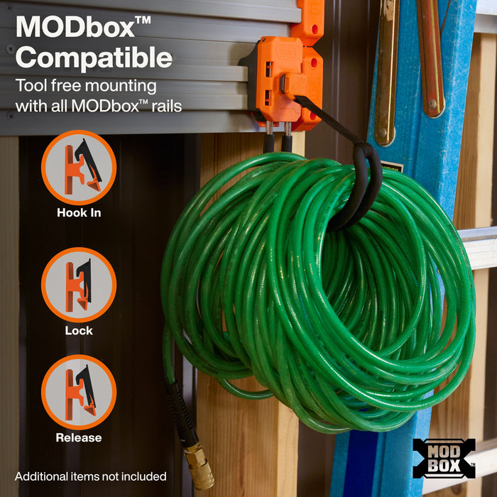 Klein Tools MODbox Wall System, J-Hook with Strap, 2-Pack