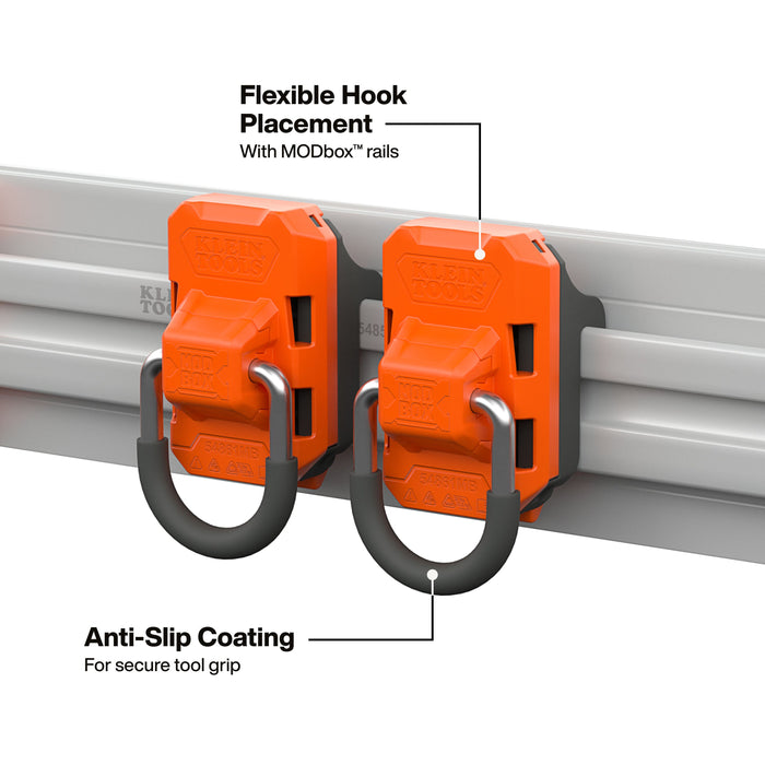 Klein Tools MODbox Wall System, D-Ring, 2-Pack