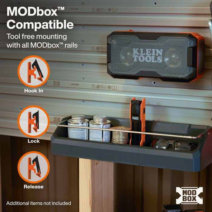 Klein Tools MODbox Wall System, Narrow Shelf