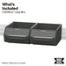 Klein Tools MODbox Wall System, Large Bin, 2-Pack