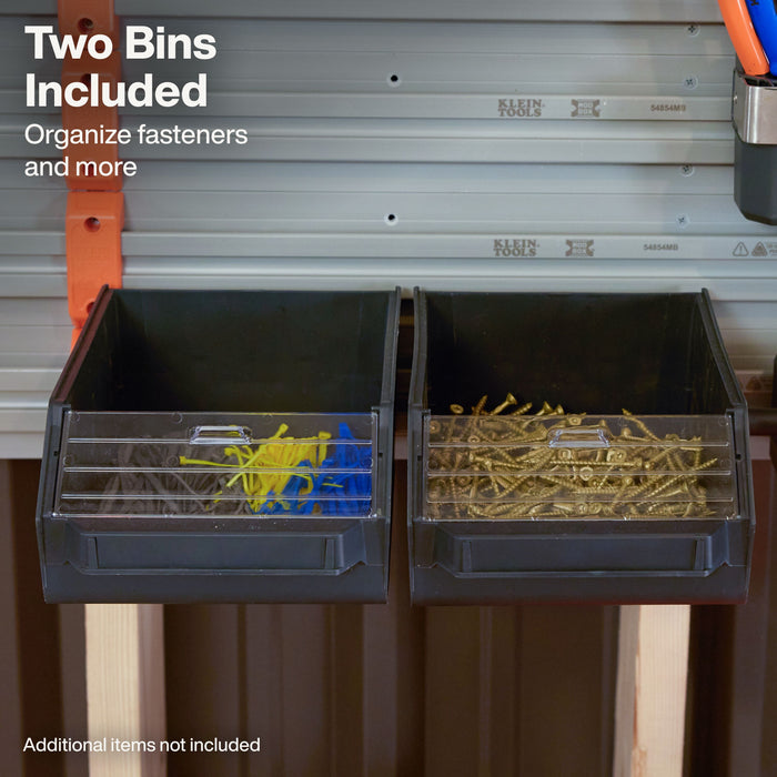 Klein Tools MODbox Wall System, Large Bin, 2-Pack