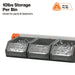 Klein Tools MODbox Wall System, Small Bin, 3-Pack