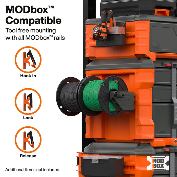 Klein Tools MODbox Spool Holder Rail Attachment