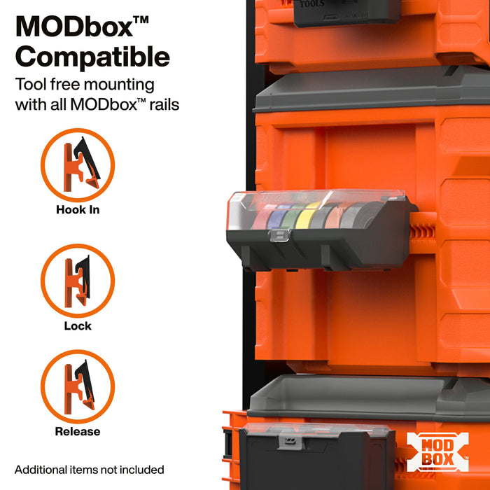 Klein Tools MODbox Electrical Tape Holder Rail Attachment
