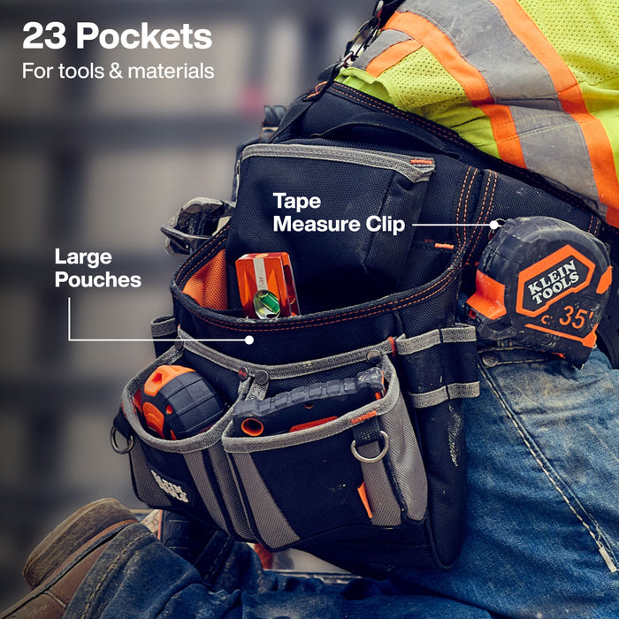 Klein Tools Tool Rig with Suspenders, 23 Pockets