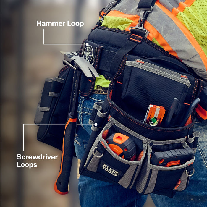 Klein Tools Tool Rig with Suspenders, 23 Pockets