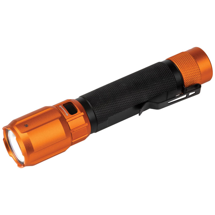 Klein Tools Rechargeable 2-Color LED Flashlight with Holster, Model 56413*