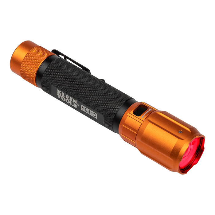 Klein Tools Rechargeable 2-Color LED Flashlight with Holster, Model 56413*