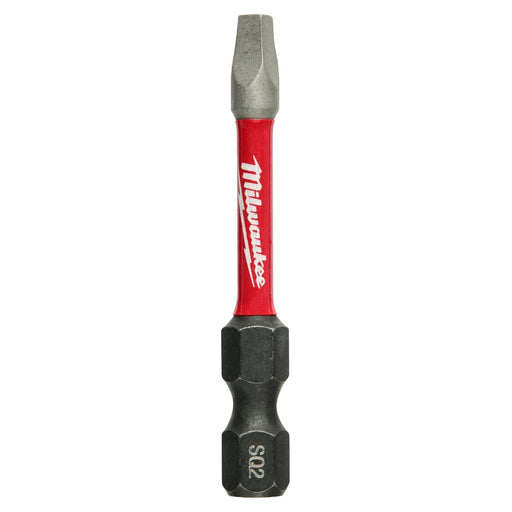 Milwaukee SHOCKWAVE™ 2" Impact Duty Square Recess #2 Power Bits (5 PK)