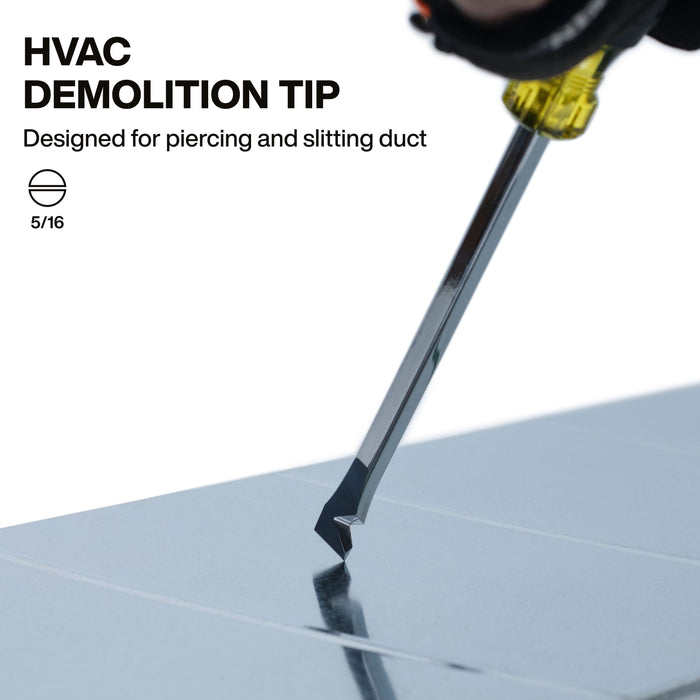 Klein Tools HVAC Duct Slitter Demolition Driver