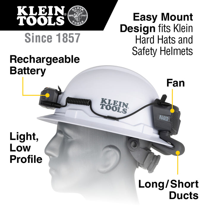 Klein Tools Cooling Fan for Hard Hat and Safety Helmet