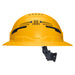 Klein Tools Class C Type-2 Hard Hat, Vented Full Brim with Strap, Yellow