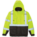 View Klein Tools Large High-Visibility Yellow Winter Bomber Jacket, Model 60364 (OPEN BOX)