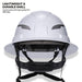 Klein Tools Class E Type-2 Hard Hat, Non-Vented Full Brim Style with Strap, Red