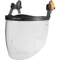View Klein Tools Face Shield, Safety Helmet and Cap-Style Hard Hat, Clear, Model 60472*